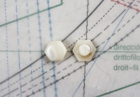 bouton en nacre, 1 lot 28 pièces