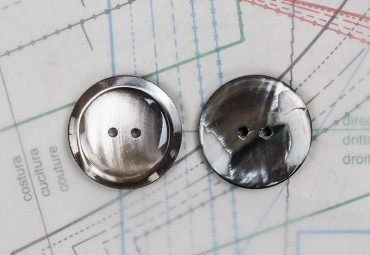 bouton en nacre, 1 lot 11 pièces