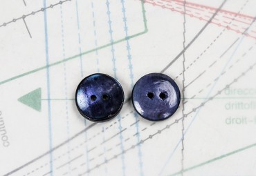 bouton en nacre, 1 lot 10 pièces