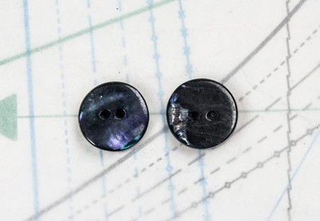 bouton en nacre, 1 lot 16 pièces