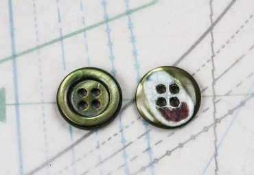 bouton en nacre, 1 lot 14 pièces