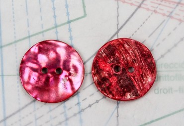 bouton en nacre, 1 lot 17 pièces