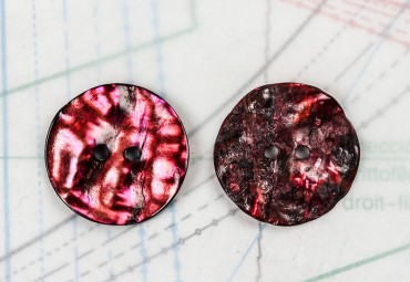 bouton en nacre, 1 lot 17 pièces