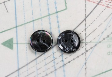 bouton en nacre, 1 lot 11 pièces