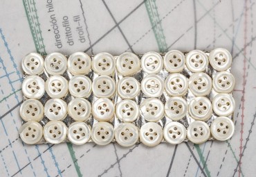 bouton en nacre, 40 plaques 36 boutons