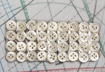 bouton en nacre, 33 plaques 36 boutons