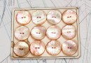 bouton en nacre, 1 plaque 12 boutons