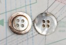 bouton en nacre, 1 lot 4 pièces