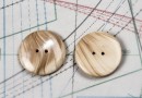 bouton en nacre, 1 lot 2 pièces