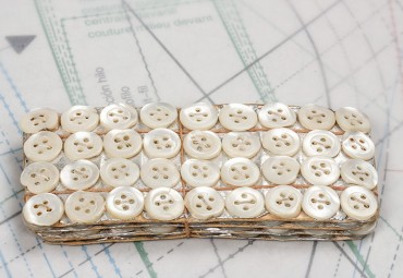bouton en nacre, 4 lots de 4 plaques de 36 boutons