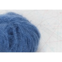 fil à tricoter en fibres de chèvre mohair, mouton et Polyester Lurex®