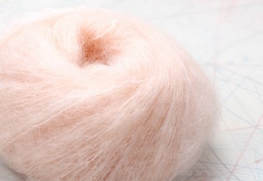 fil à tricoter en fibres de chèvre mohair, mouton et Polyamide