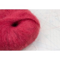 fil à tricoter en fibres de chèvre mohair, mouton et Polyester Lurex®