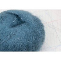 fil à tricoter en fibres de chèvre mohair, mouton et Polyester Lurex®