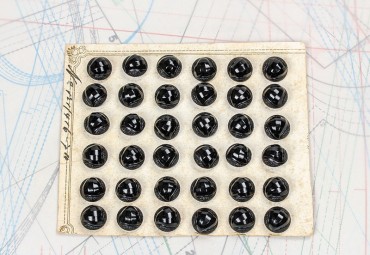 bouton en verre 1 plaque 36 boutons