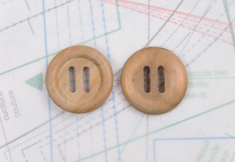 bouton en bois