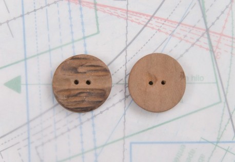 bouton en bois