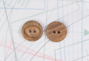 bouton en bois