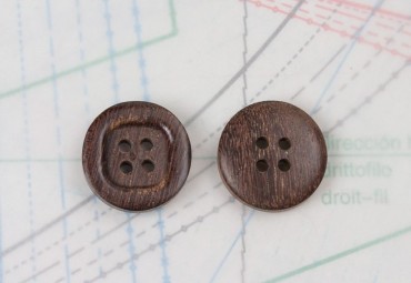 bouton en bois