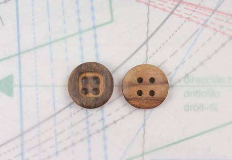 bouton en bois