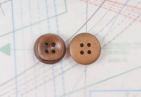 bouton en bois