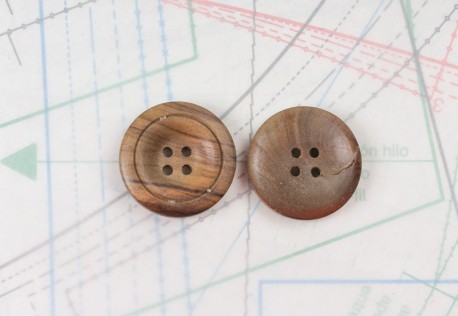 bouton en bois