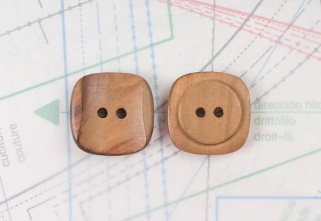 bouton en bois