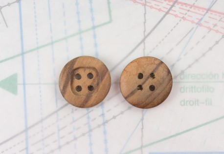 bouton en bois