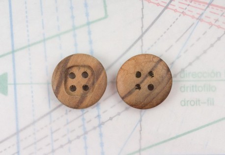 bouton en bois