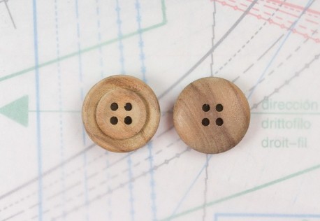 bouton en bois