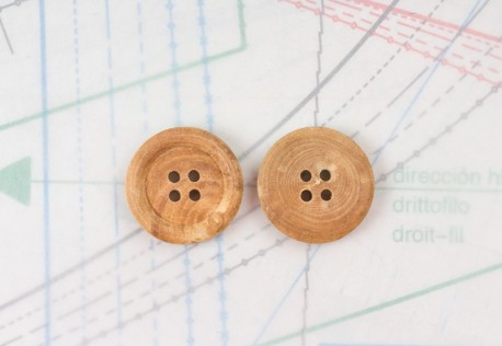 bouton en bois