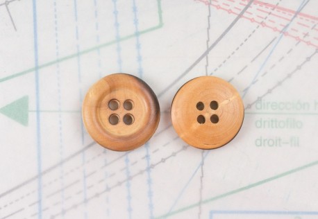 bouton en bois