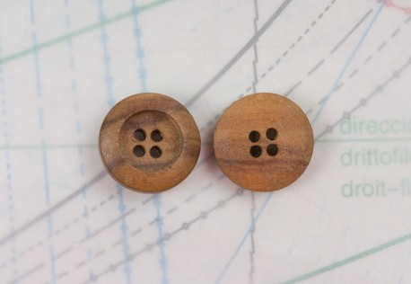 bouton en bois