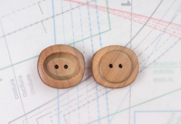 bouton en bois