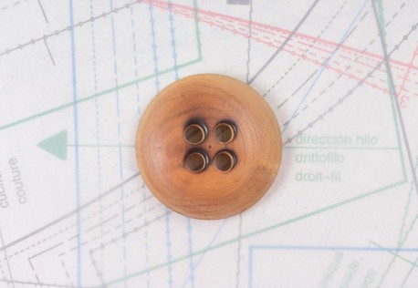 bouton en bois